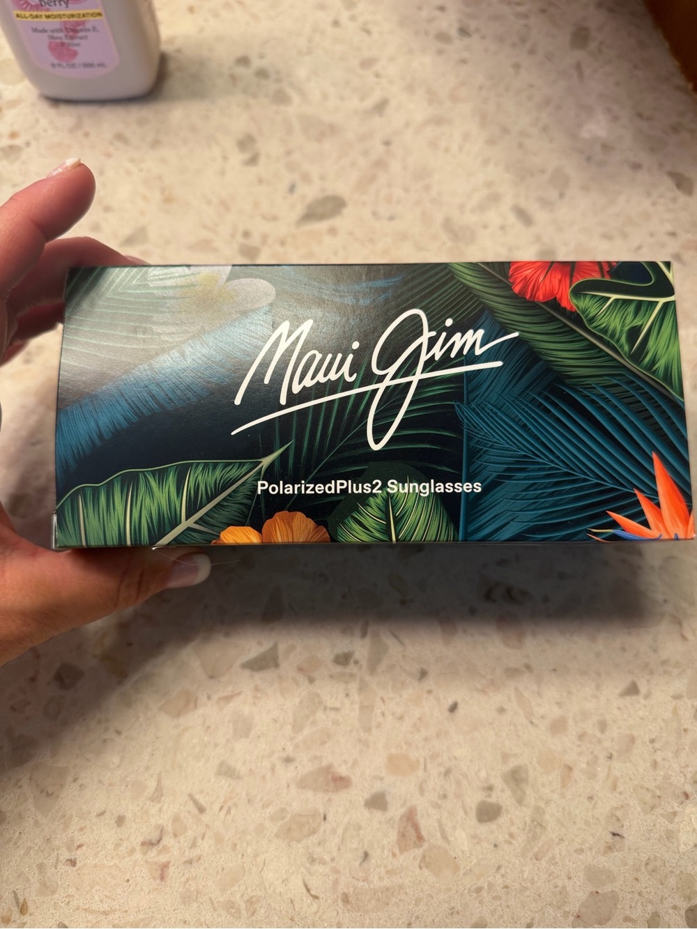 Maui Jim Tropical Print Sunglasses Box — Green, Blue, Orange